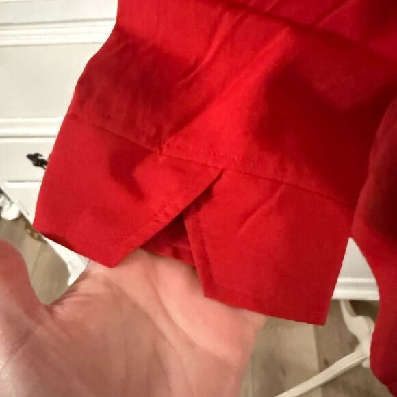 Dress Barn Red Women's Button-Up Top Size 18/20 - Picture 5 of 8